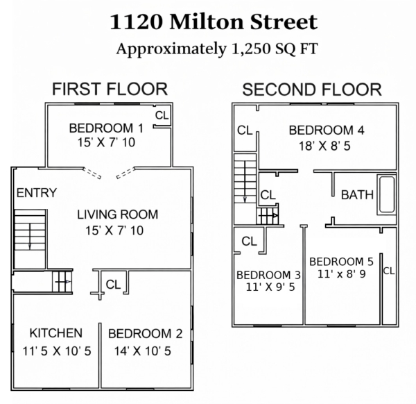 1120 Milton - Floor Plan
